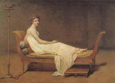 Jacques-Louis David Madame recamier (mk02) oil painting image